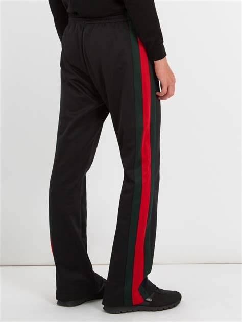 gucci trousers black|Gucci trousers harrods.